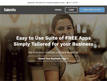Tablet Screenshot of dev.salesvu.com